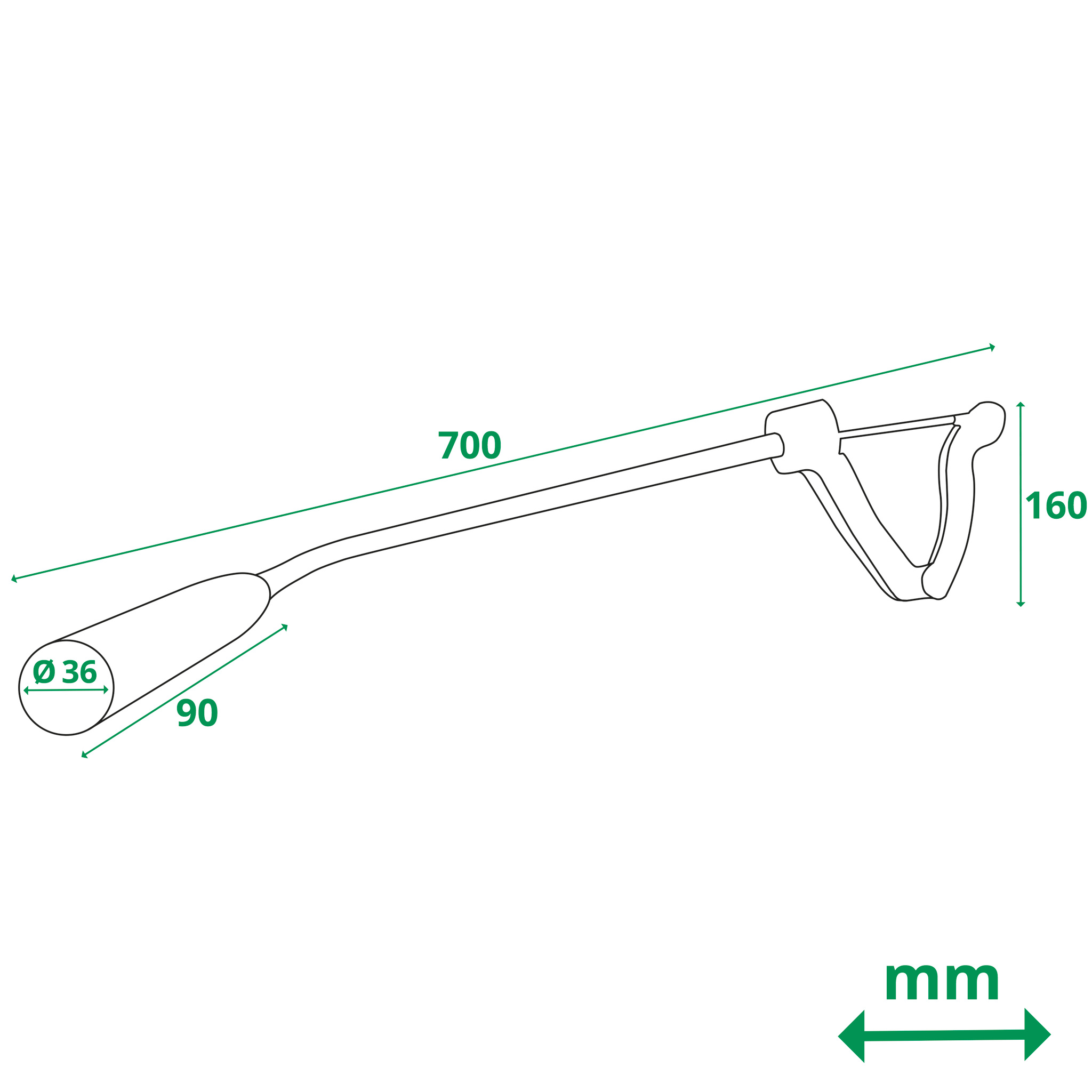 70cm cattle rumen magnet dispenser dimensions