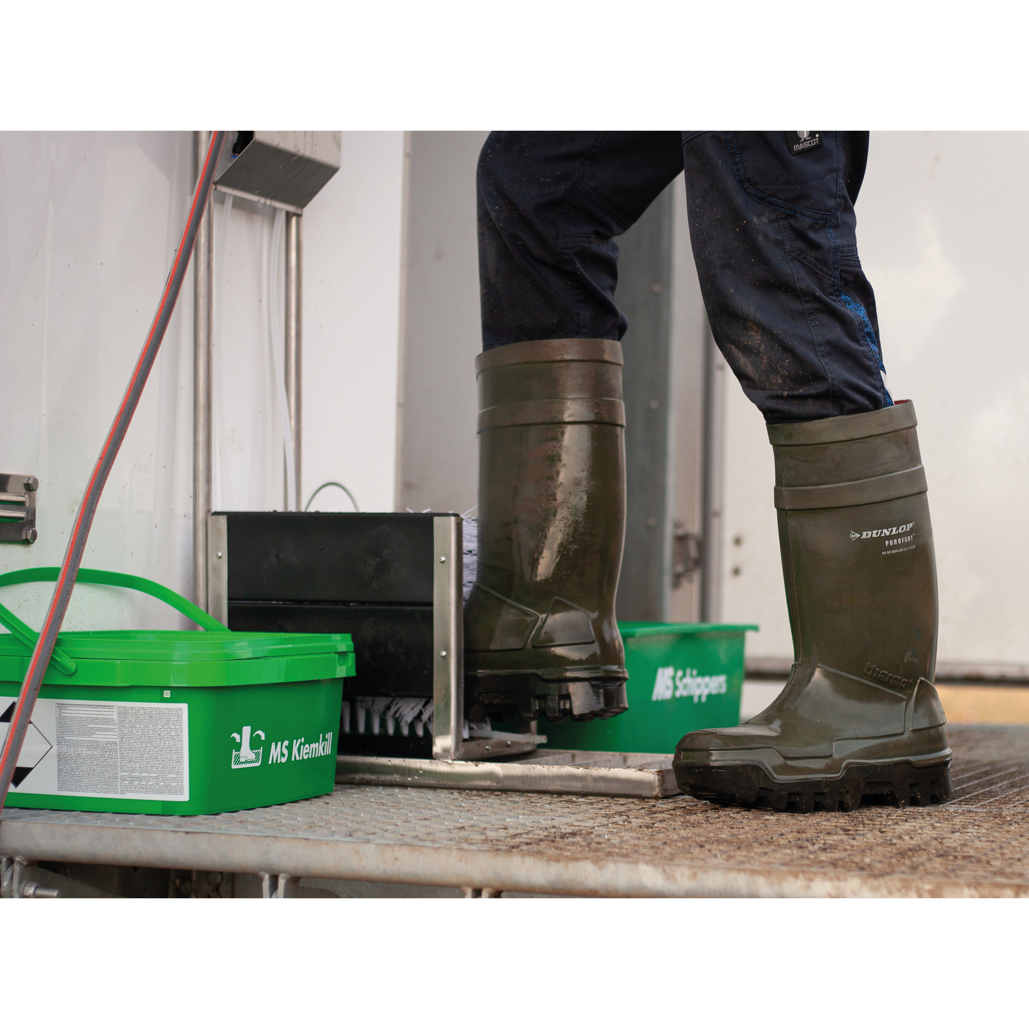 Boot Clean Pro Boot cleaner, stainless steel - Hygiene lock